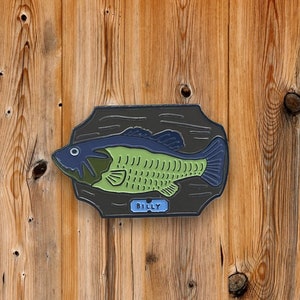 Billy fish enamel pin | nostalgia pin | fish pin | animal enamel pin |