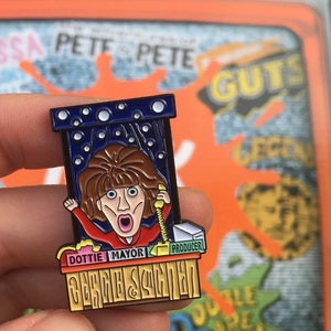 Dottie enamel pin