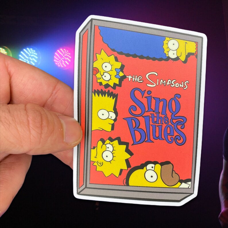 Sing the Blues Cassette Sticker | Decal | Board Game Dye Cut | Board ...