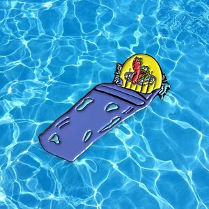 Crocodile Water Slide Enamel Pin | Toy enamel pins | summer pins | Water slide | nostalgia
