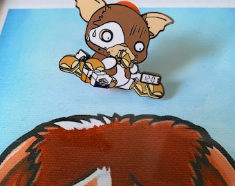 Gremlin with the munchies pin