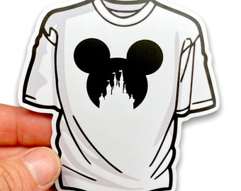 Castle t shirt sticker | disney theme stickers stickers | pop culture decals | decal | dye cut sticker | vinyl sticker | castle sticker