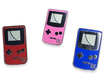 Handheld game enamel pin | gane boy pin | video game pin| mario bros pins | super mario pin | mario kart pin | super mario kart |