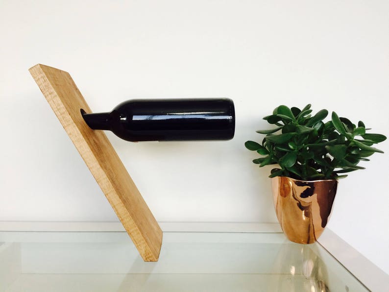 Floating Wine Bottle Holder Etsy