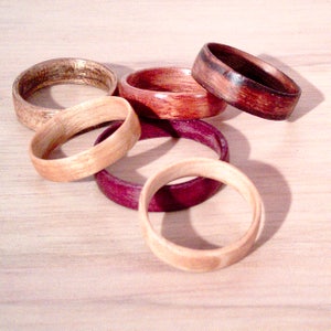 Single Wood Bentwood Ring - &quot;SimpliciTree&quot;