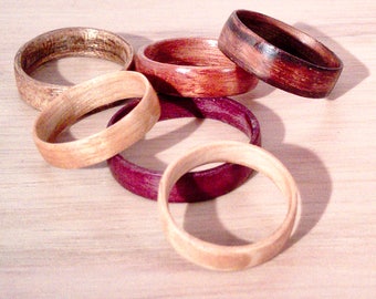 Single Wood Bentwood Ring - "SimpliciTree"