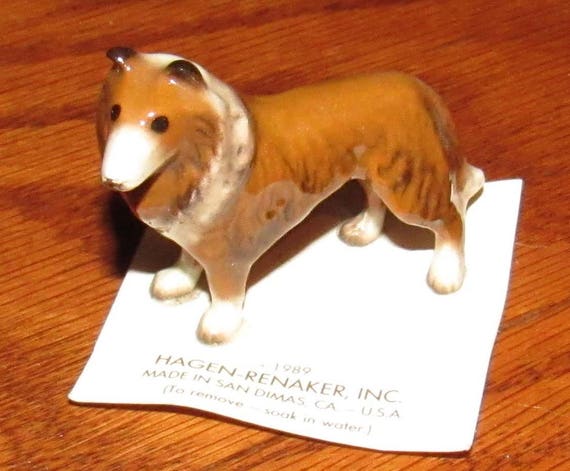 Retired Hagen Renaker New Collie Dog