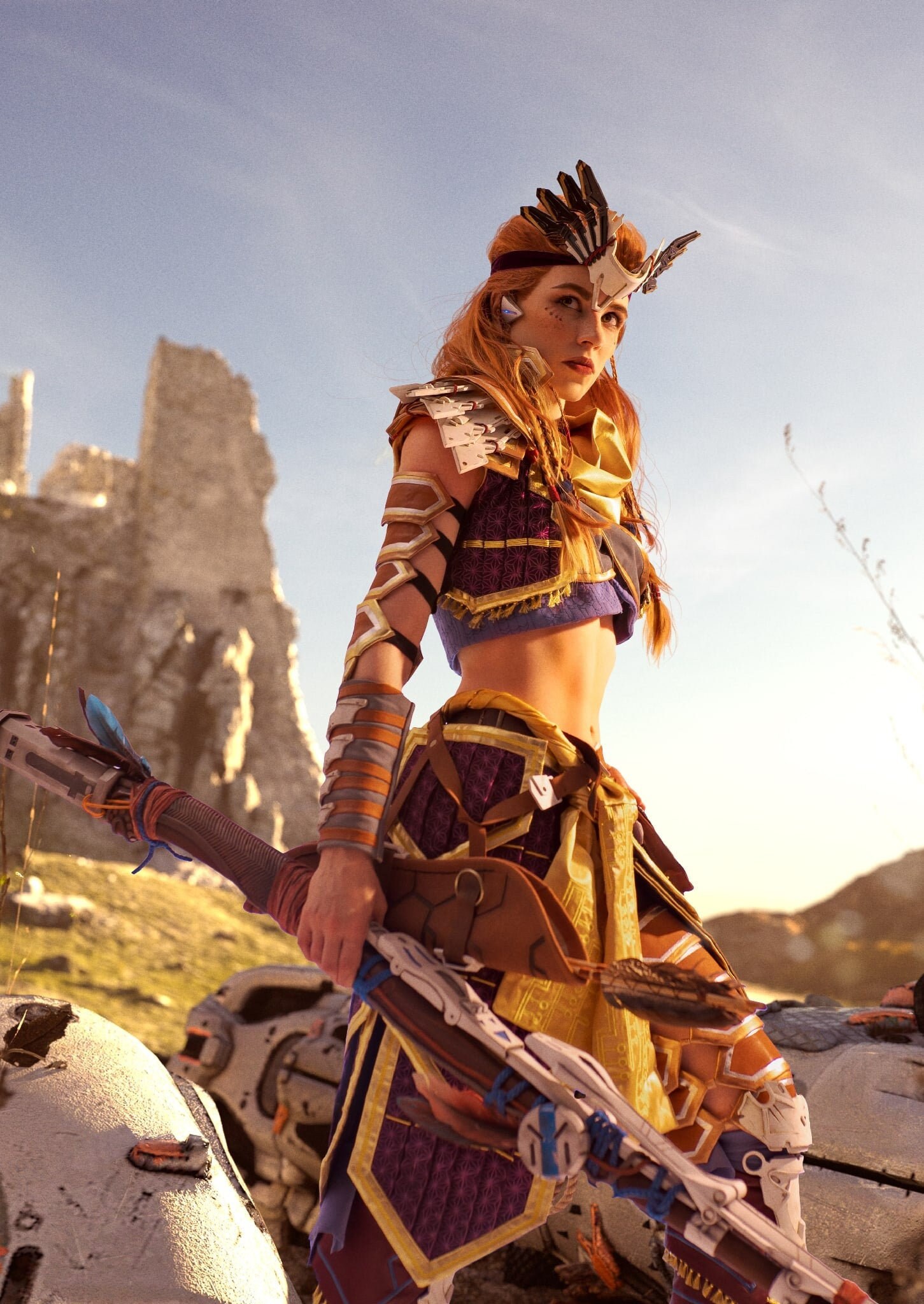 Carja blazon heavy armor cosplay