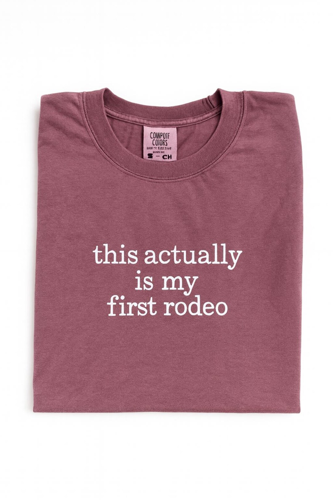 This Actually is My First Rodeo Shirt, First Rodeo Shirt, Funny T-shirt ...