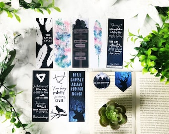 12. The Raven Cycle Bookmarks - beschikbare opties