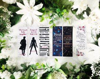 11. V. E. Schwab Bookmarks - Villains Series, The Invisible Life of Addie Larue and Gallant - Options Available.