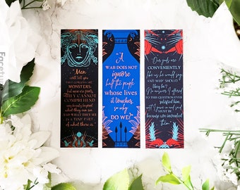 18. Natalie Haynes Inspired Bookmarks - Stone Blind, A Thousand Ships and The Children of Jacosta - options available