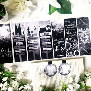 10. Shadowhunters Inspired Bookmarks - Options Available