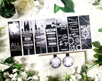 10. Shadowhunters Inspired Bookmarks - Options Available