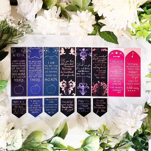 23. Once Upon a Broken Heart, The Ballad of Never After & A Curse For True Love bookmarks - options available