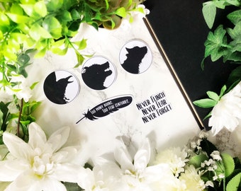 08. Nevernight Vinyl Stickers - Options Available