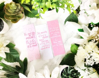 83. To All The Boys Series Inspired Bookmarks