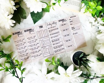 97. Reading Tracker/Favourites/Goals/TBR/Challenges/Review Bookmarks - options available