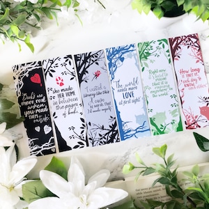 12. Shiver / The Wolves of Mercy Falls series Inspired Bookmarks - options available
