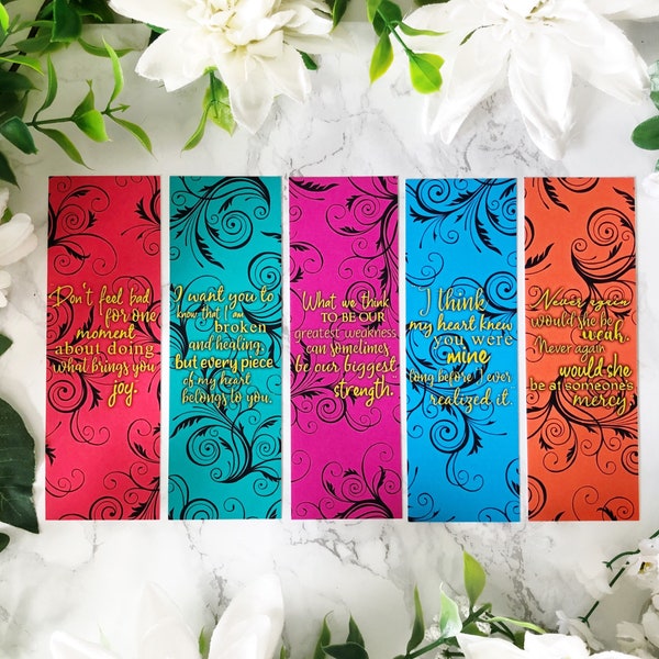 01. Acotar Cover Set of Bookmarks - acotar, acomaf, acowar, acofas.