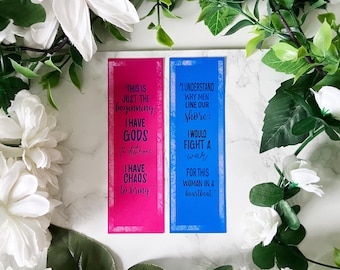 18. Bea Fitzgerald bookmarks - Girl, Goddess, Queen and The End Crowns All Inspired Bookmarks