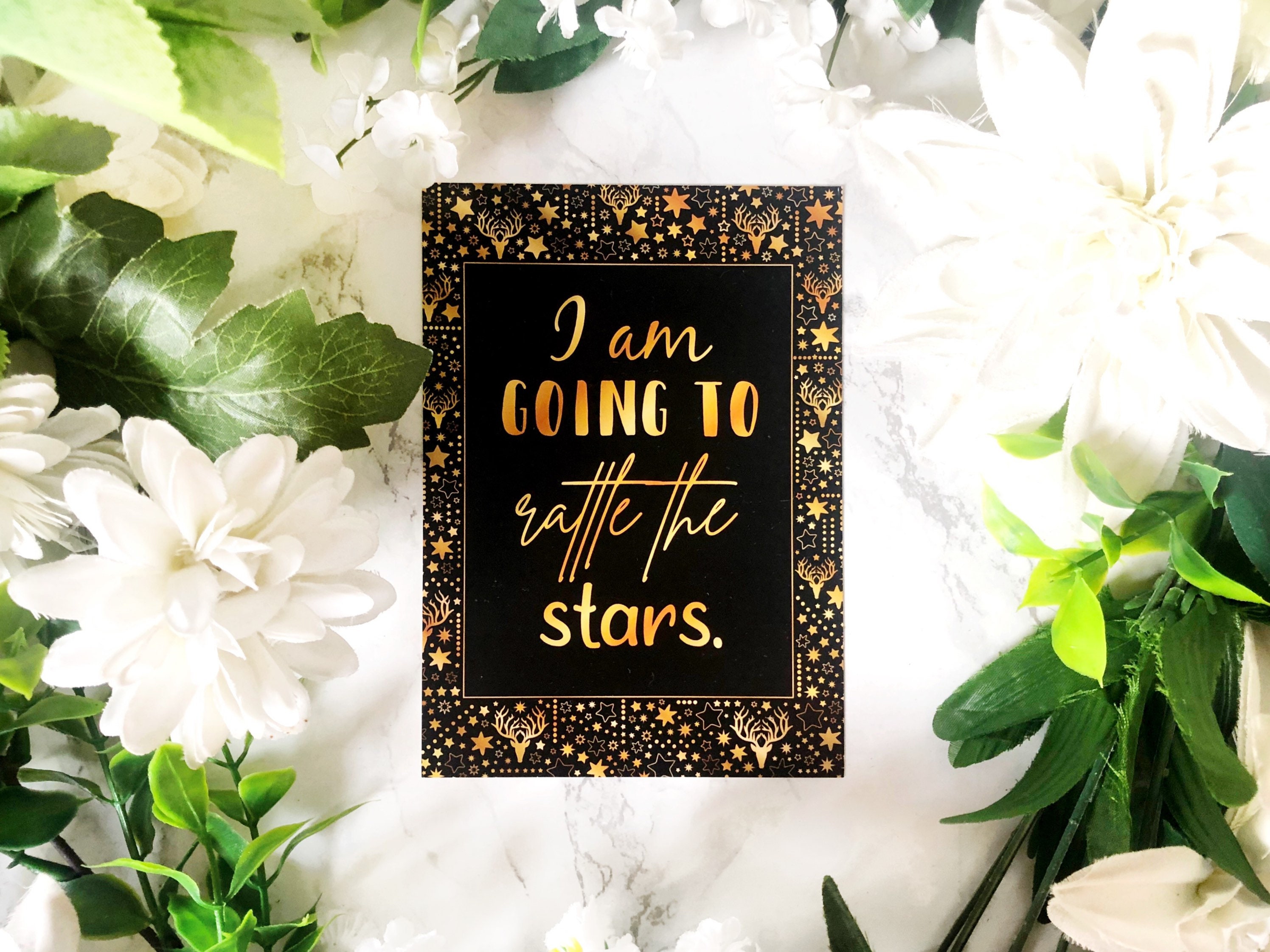 02. Throne of Glass Quote Print | Postcard Size (A6)