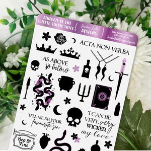 109. Stickervel Kingdom of the Wicked | 37 leesgrage stickers | Mat stickervel