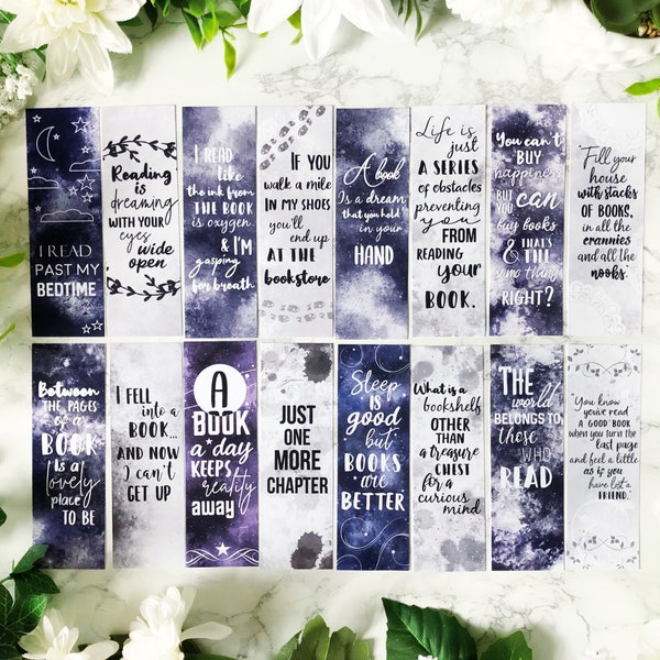 91. Quote Bookmarks - options available