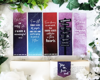 36. Girls of Paper and Fire Series. Girls of Storm and Shadow & Girls of Fate and Fury Bookmarks