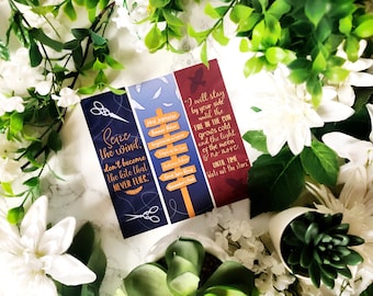 67. Spin The Dawn & Unravel The Dusk Inspired Bookmarks - Options Available