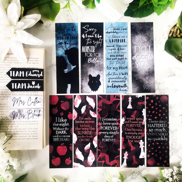 13. Vampire Bookmarks - options available