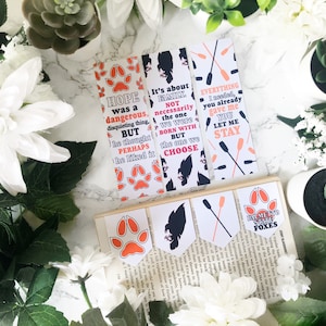 25. The Foxhole Court / All For The Game Bookmarks - Options Available