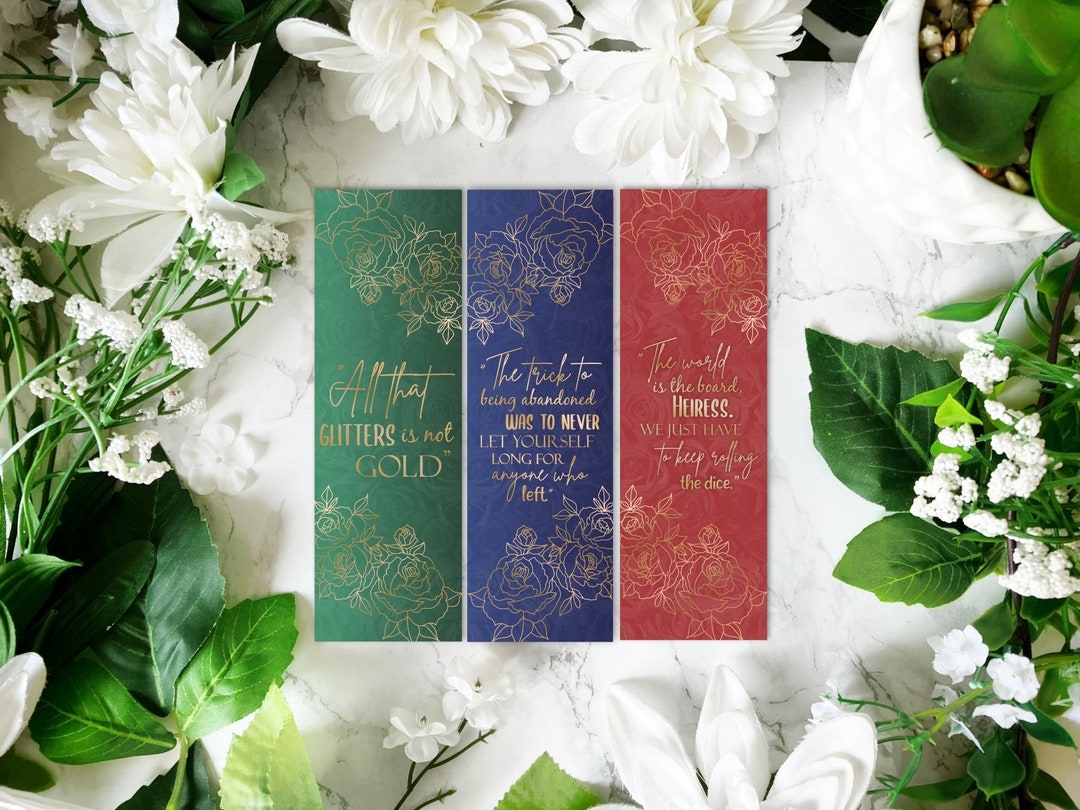 121. the Inheritance Games Series Inspired Bookmark Set Etsy