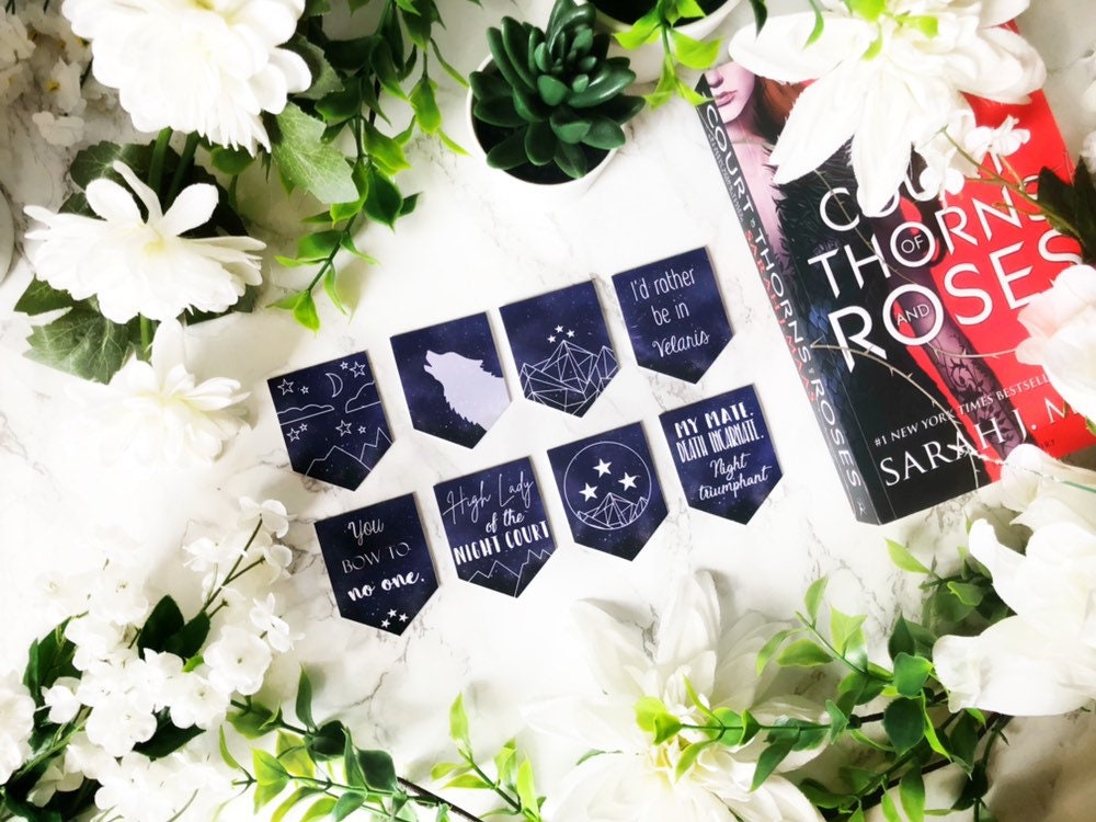 01. ACOTAR Magnetic Bookmarks - Options Available