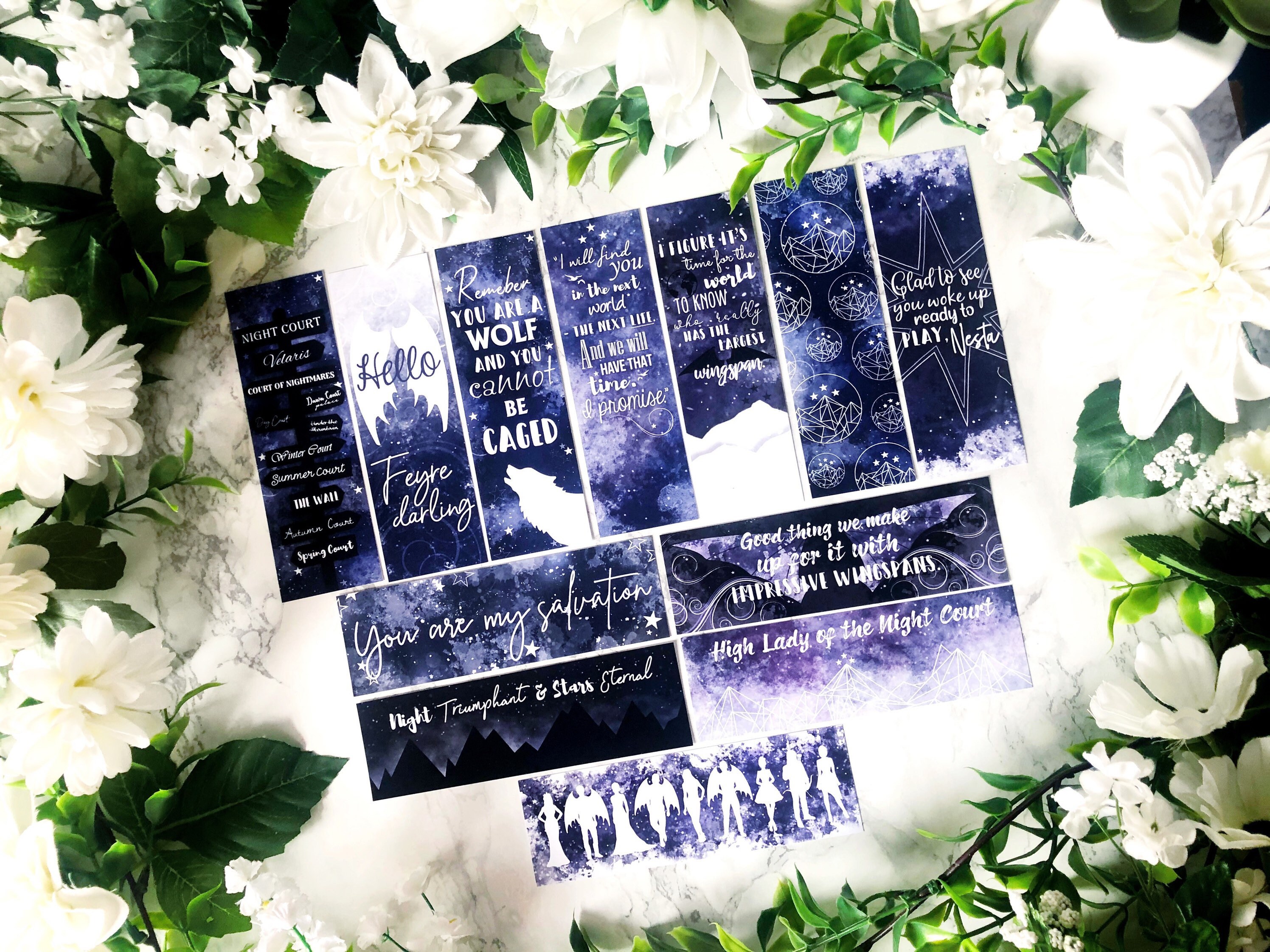 01. Acotar Bookmarks - Acotar, Acomaf, Acowar, Acofas, Acosf - 12 Opt…