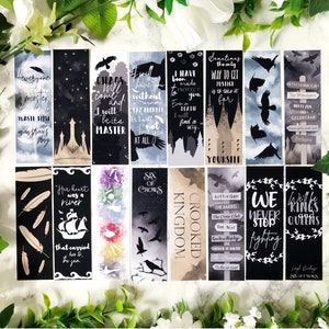 05. Op Six Of Crows geïnspireerde bladwijzers: opties beschikbaar