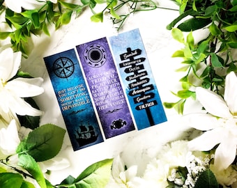 75. Dark Shores Inspired Bookmark Set - options available