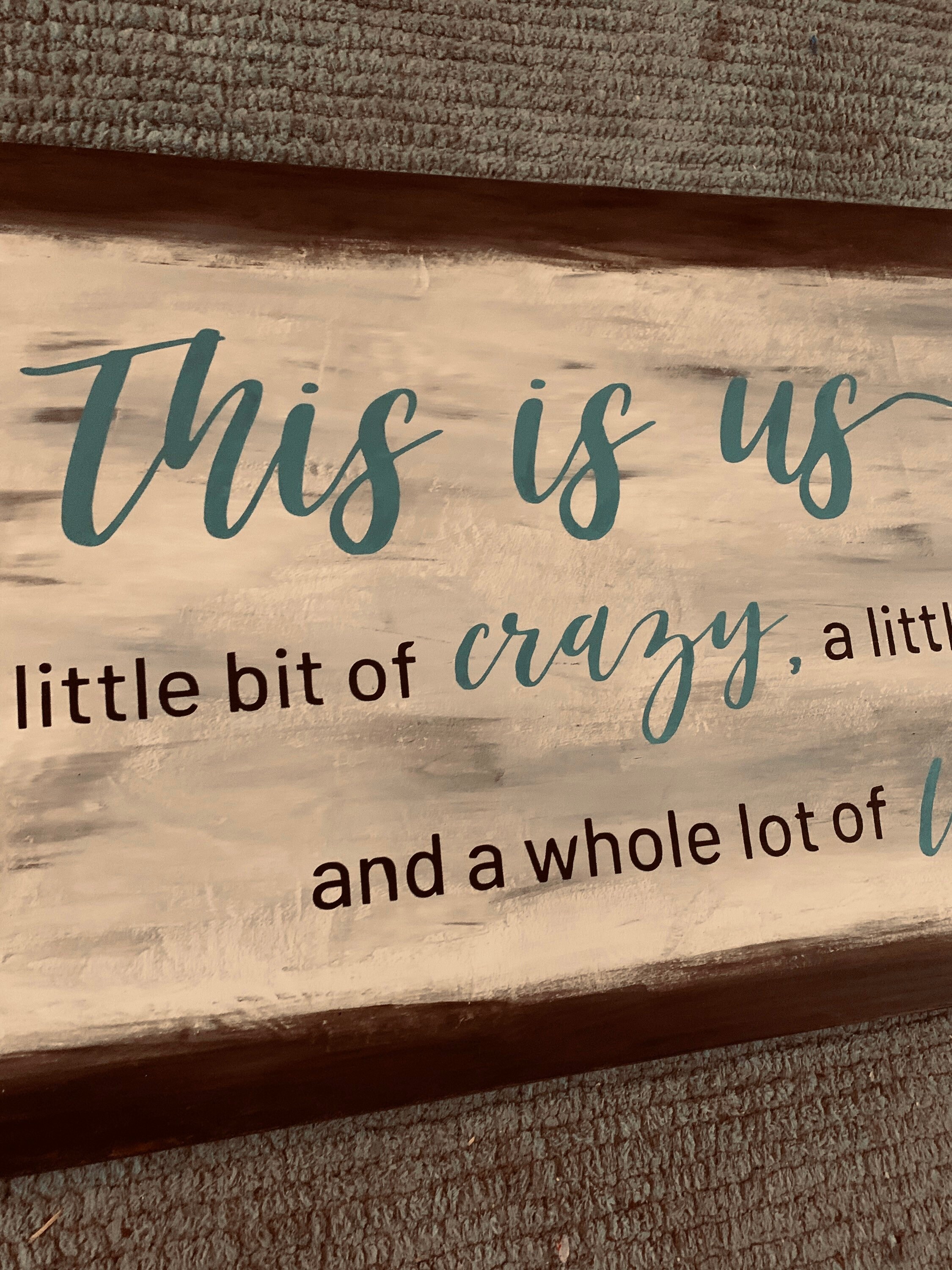 This Is Us A little bit of crazy a little bit loud and a Etsy