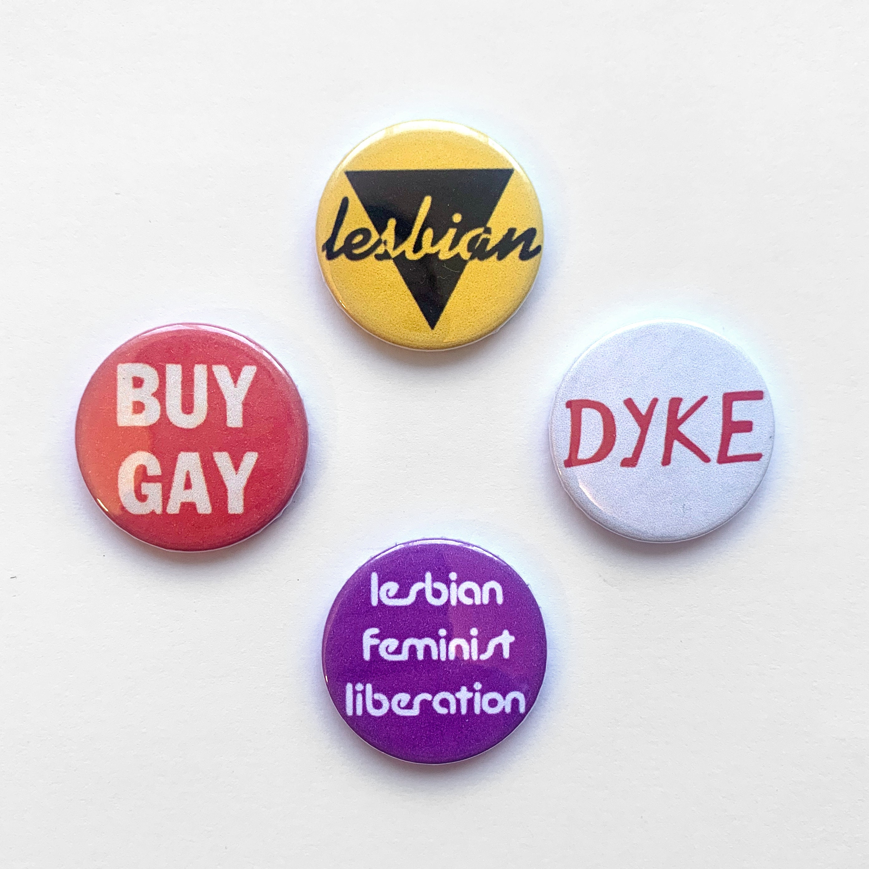 Lesbian Buttons Vintage Remake Lgbtq Gay Pinback Badge Retro Etsy