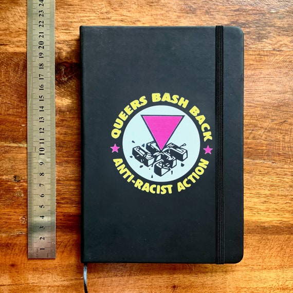 Queers Bash Back Anti Racist Action Notebook Lgbtq A5 Etsy France