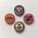 4 Lesbian Anti-Fascist Leftist Socialist Anti-Capitalist Liberal Antifa LGBT Gay Vintage Remake Pinback Buttons Queers Bash Back 