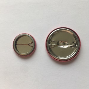 Lesbian LGBT Badge Set Gay Pride Sapphic Lavender Vintage Style Buttons image 3