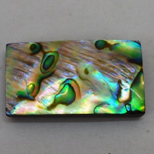 Natural Abalone Shell 30x17x5 MM Smooth Plain Octagon Shape Cabochon Loose Gemstone
