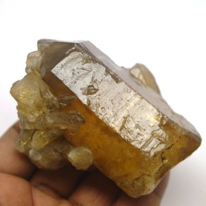 Highest Quality Citrine Point Gemstone, Fantastic Citrine Point Crystal, Semi Precious Citrine Point Crystal, Size 80X66X42 MM