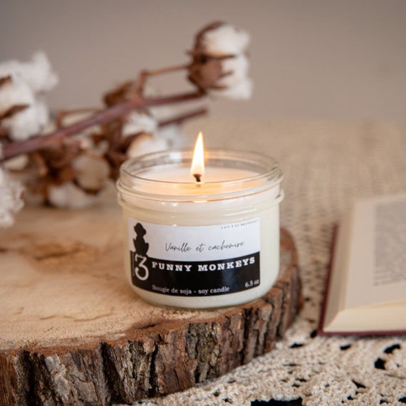 Cashmere Vanilla Soy Candle Etsy