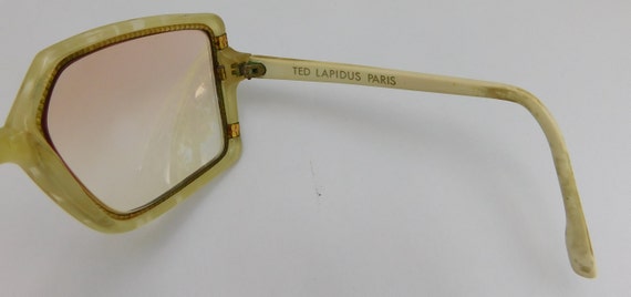 Vintage Retro Ted Lapidus Large Frame Glasses Mad… - image 9