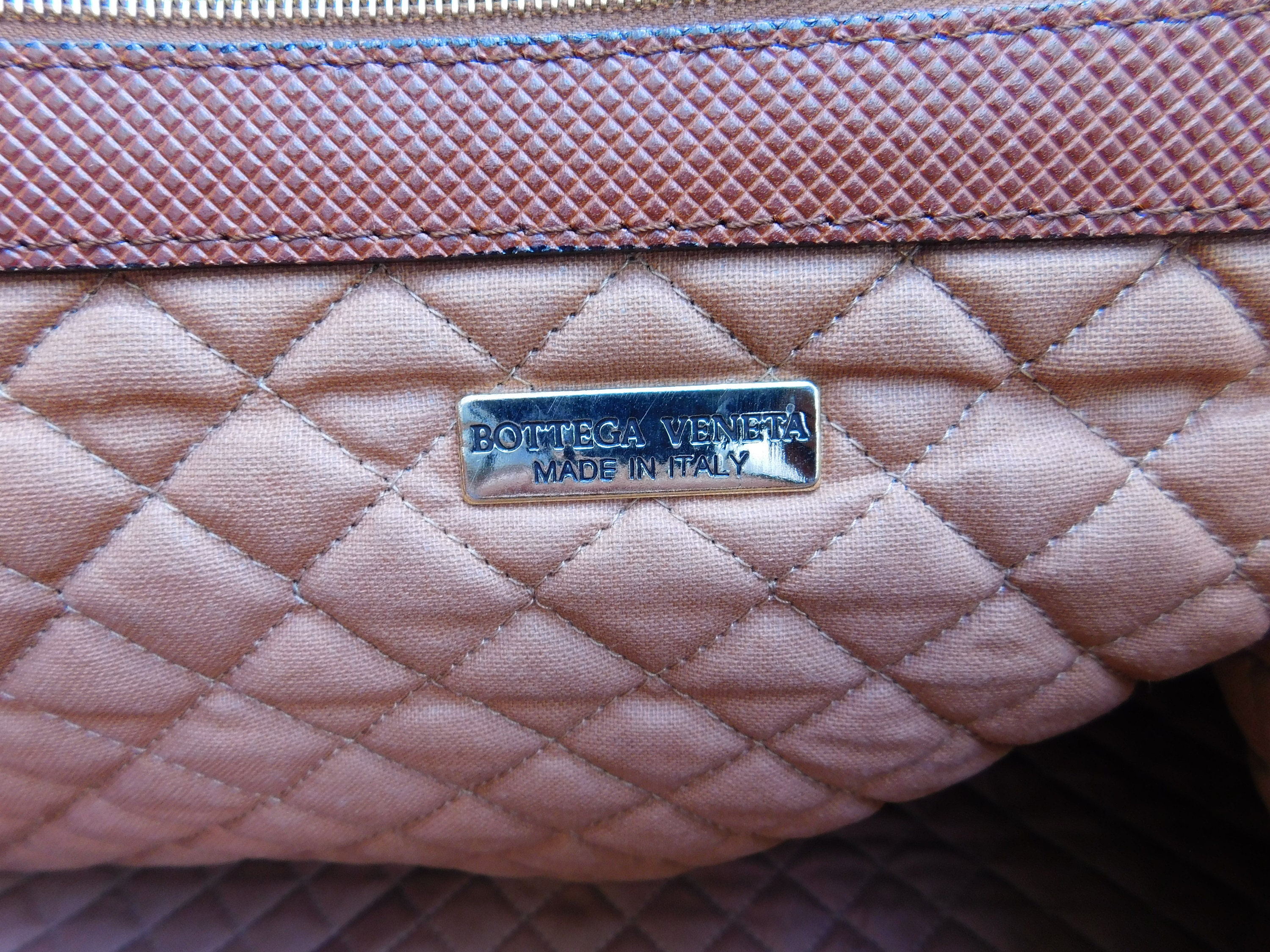 Vintage Bottega Veneta Schwarz Tan Trim Leder Marco Polo | Etsy