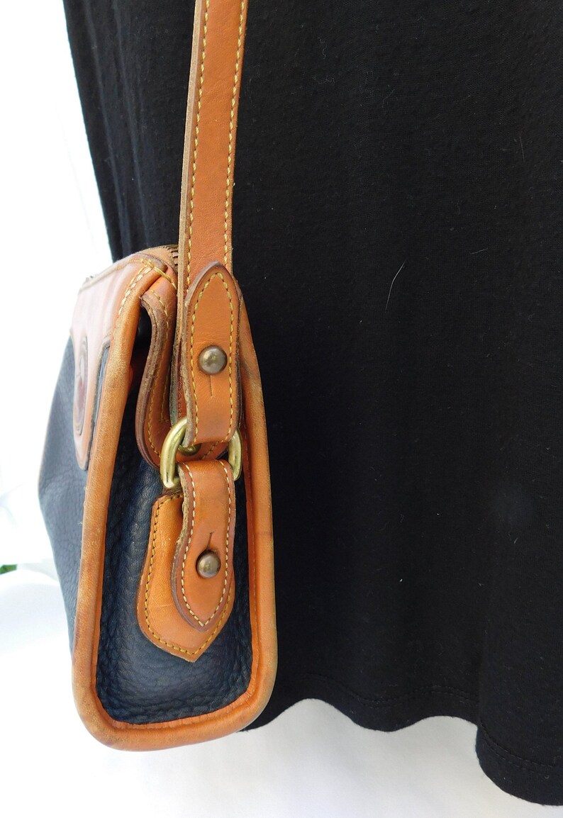 Dooney and Bourke Beige Tan Pebbled Leather Crossbody Purse | Etsy