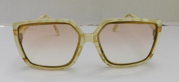 Vintage Retro Ted Lapidus Large Frame Glasses Mad… - image 8