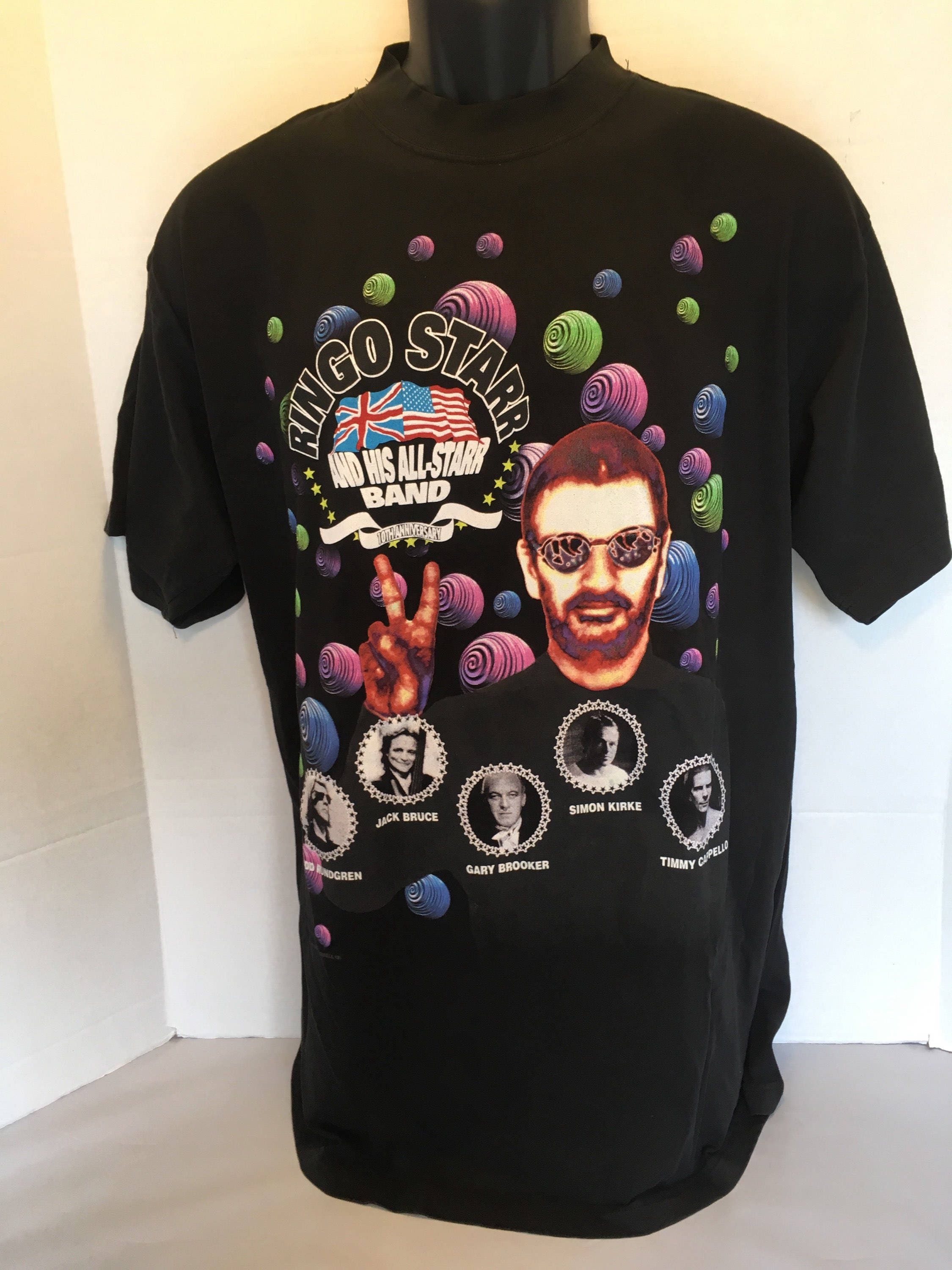 Ringo Starr and His All Starr Band 10th Anniversary Tour Tshirt Tee